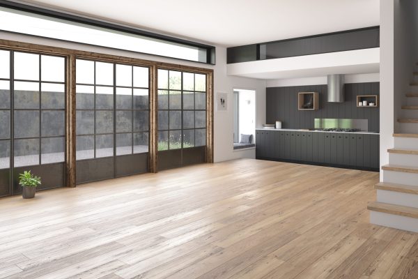 Interior empty room 3 D rendering